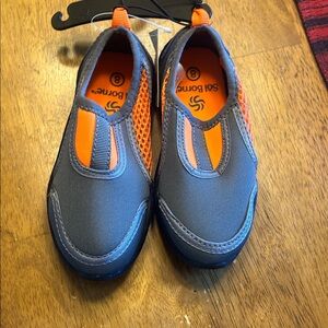 Kids Water Shoes - Gray and Orange